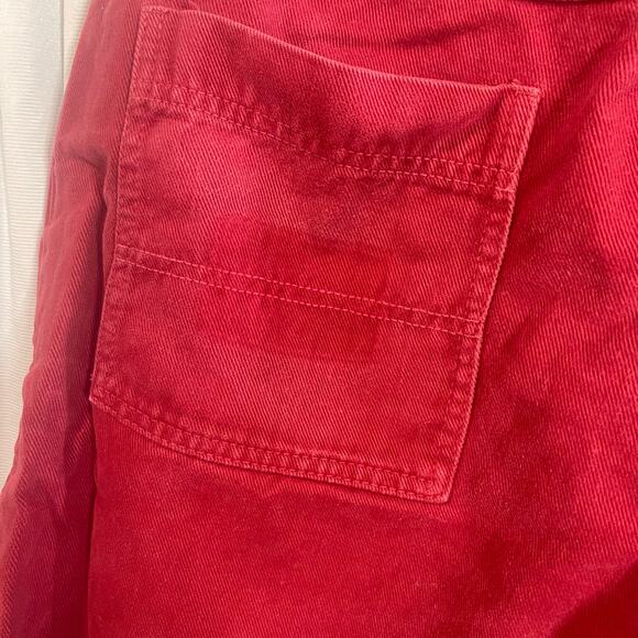 Vintage Cross Colour Red shorts Size 38 **FLAW** - Picture 7 of 11